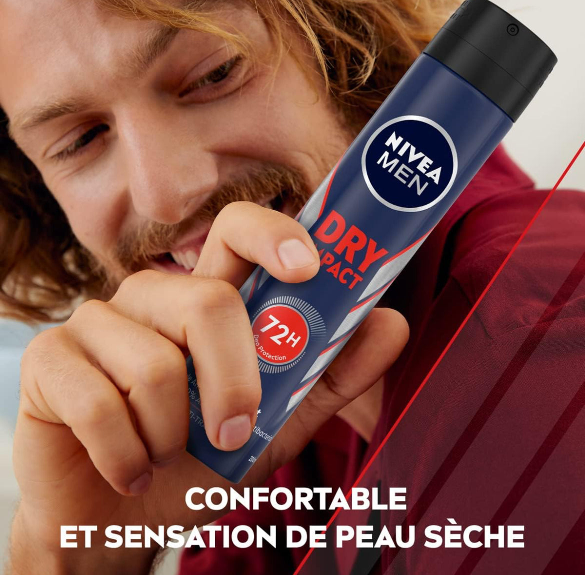 Nivea Men بخاخ مزيل العرق دراي إمباكت فعال 72 ساعة مضاد للتعرق