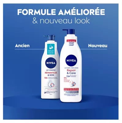 Nivea Repair & Care Body Lotion 72H Peau Très Sèche