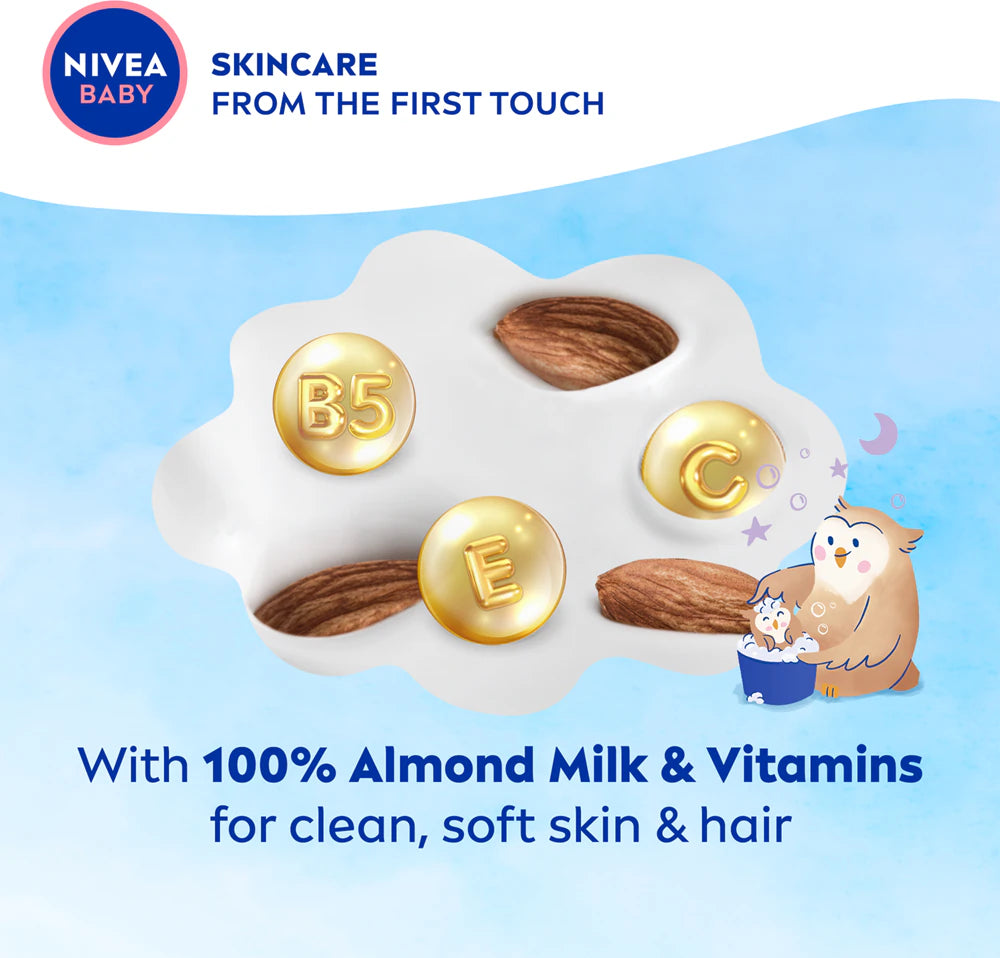 Nivea Baby Bed Time Gel De Douche Corps Et Cheveux