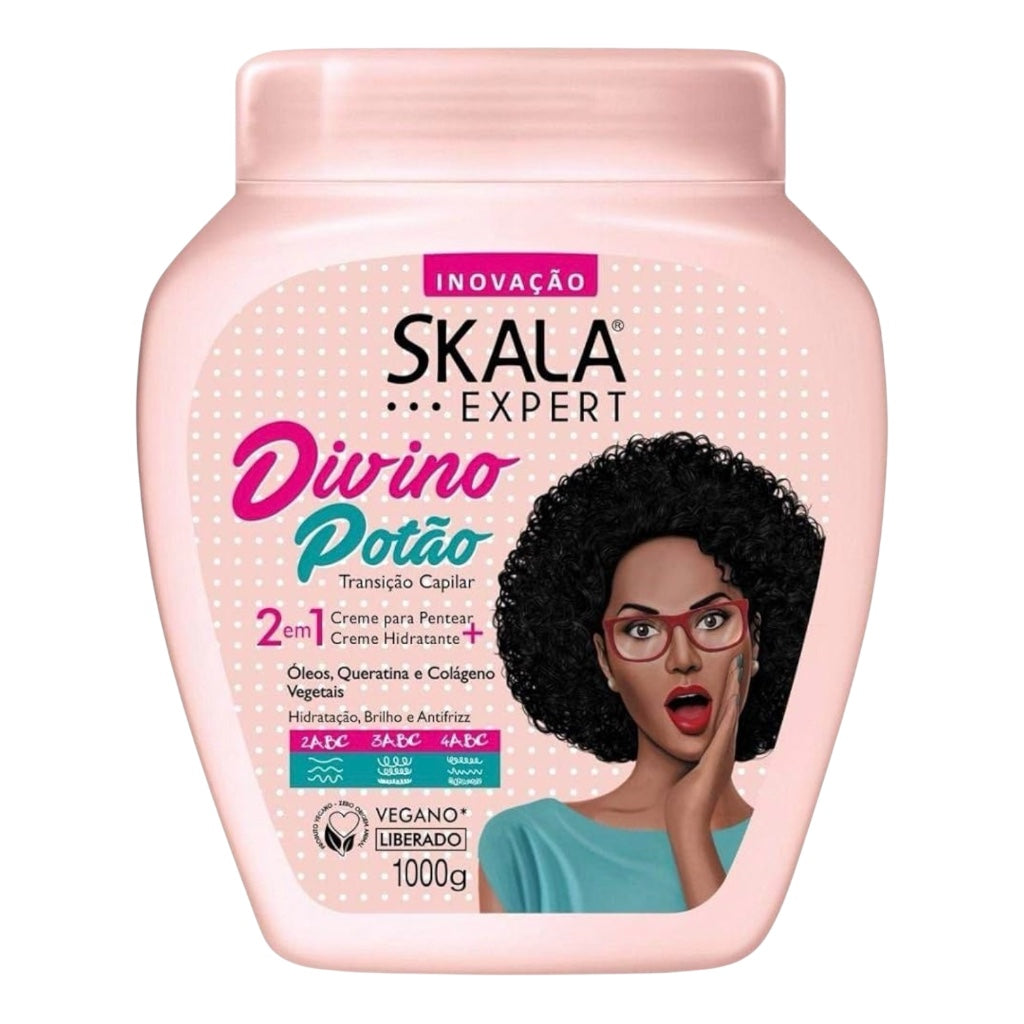 Skala Expert Divino Potão – كريم 2 في 1 للتغذية والتصفيف