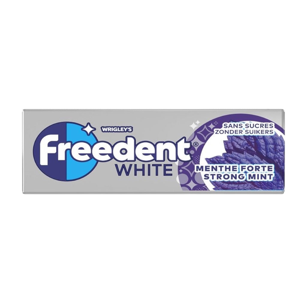 Freedent White Chewing-Gum Menthe Forte Sans Sucres 10 Dragées