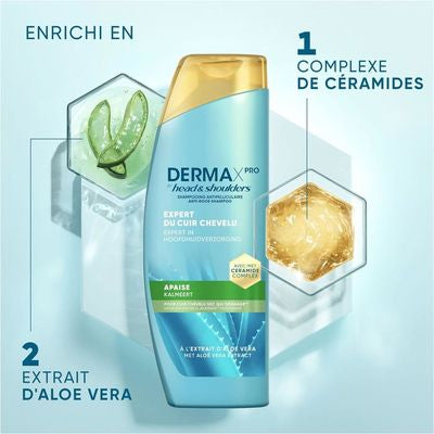 Head & Shoulders Head& شامبو ديرما اكس برو لتهدئة فروة الرأس