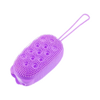 Épurateur De Bain En Silicone Brosse Exfoliante De Massage Double Face Outil Pour Douche Accessoires De Salle De Bains 1 Pièce