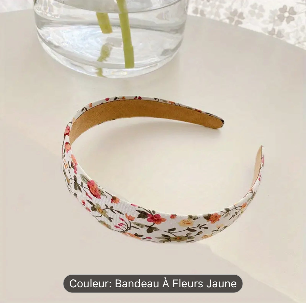Vintage Floral Headbnad Tête Cerceau Bandeau Cheveux Serre Tête