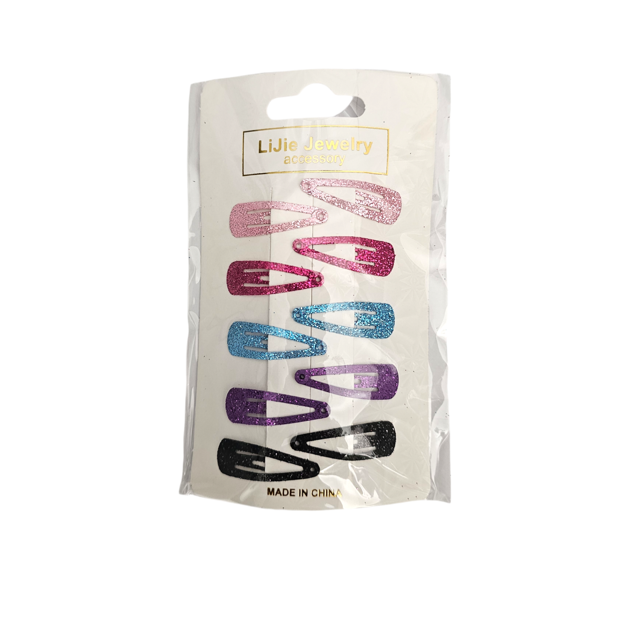 Glitter Basic Hair Clips Barrettes Pour Femmes Filles Décorations Décontractées Scolaires De Fête 10Pcs
