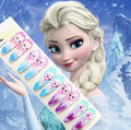 2 Pinces À Cheveux Disney Princess Elsa Acrylique Mignon Clip Cheveux Ovale 2 Pièces