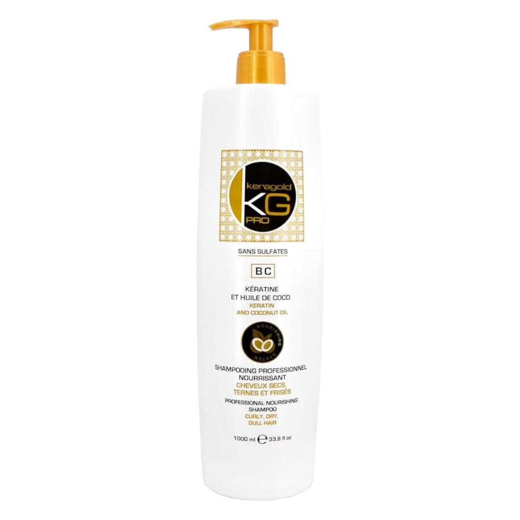 Kéragold Pro Shampoing Sans Sulfates Bc Kératine Et Huile De Coco