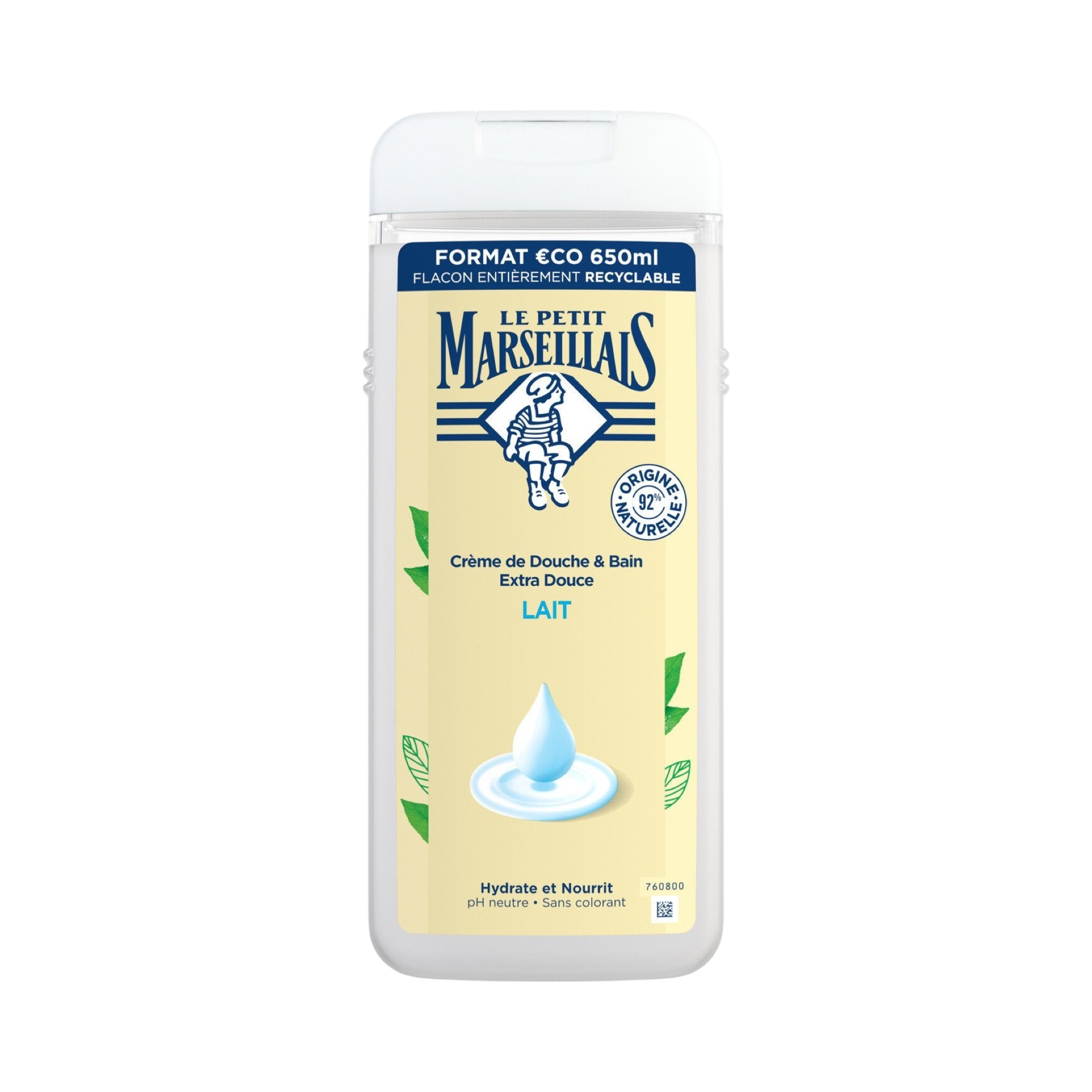 Le Petit Marseillais Crème De Douche Extra Douce Lait