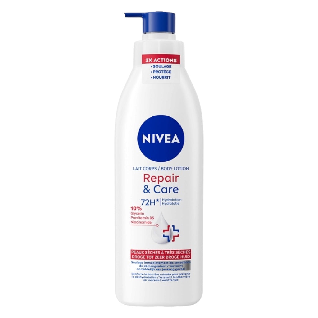 Nivea Repair & Care Body Lotion 72H Peau Très Sèche