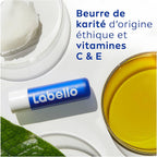 Labello Original Baume À Lèvres Enrichi En Huiles Naturelles Et À La Texture Onctueuse Soin Des Lèvres Hydratation Longue Durée Pendant 24H