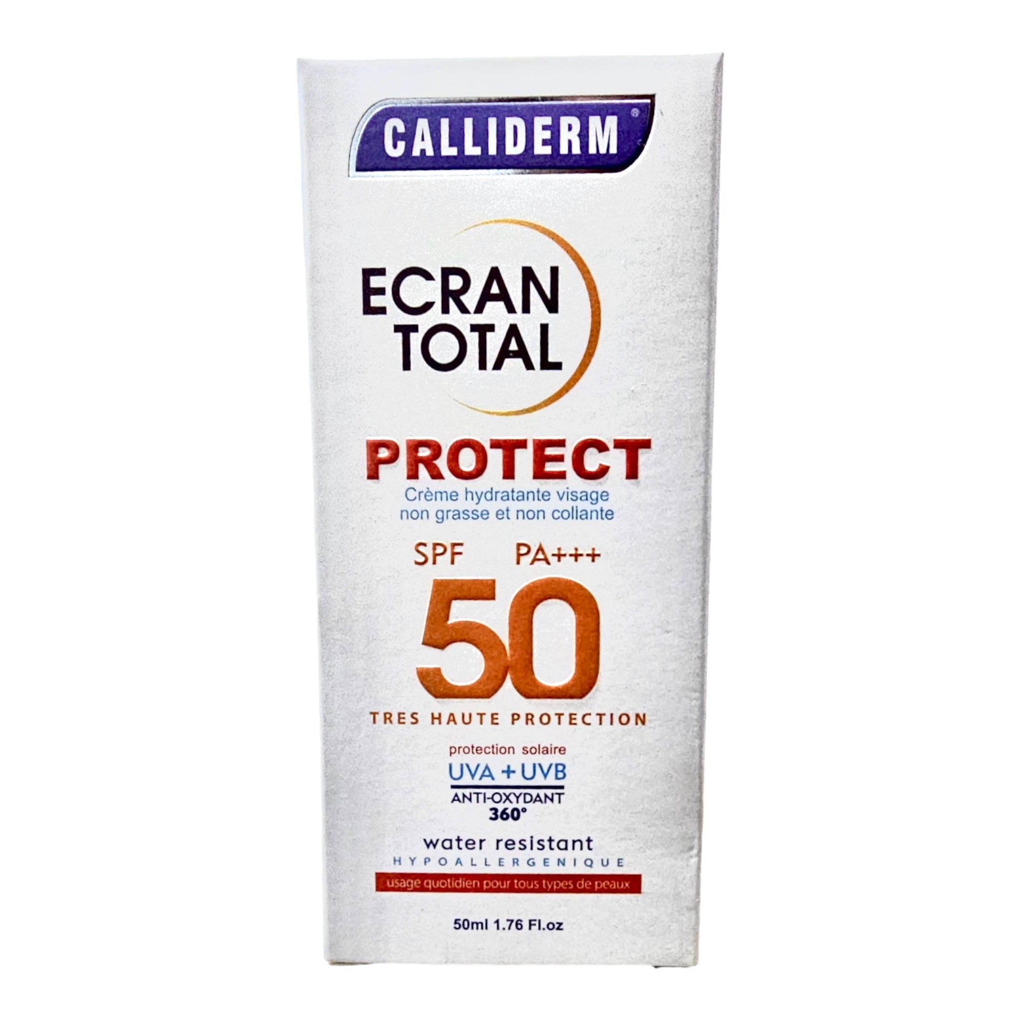واقي الشمس كاليديرم توتال بروتكت SPF 50 حماية عالية جدًا
