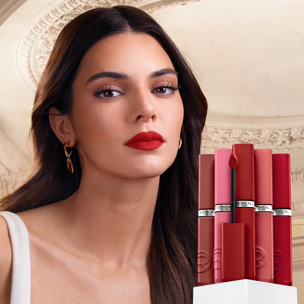 L'Oréal Paris Infaillible Matte Resistance أحمر شفاه مطفأ يدوم طويلاً ومرطب