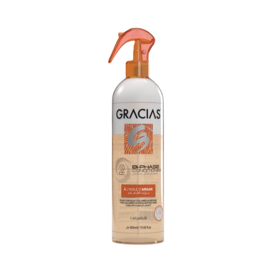 Gracias Bi-Phase Conditioner Àl'Huile D'Argan Pour Cheveux Colorés Méchés For Colorés Highlighted Hair