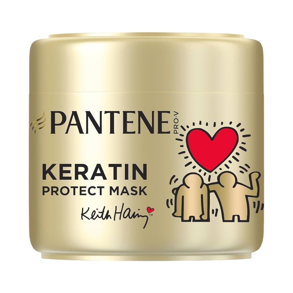 Pantene Pro-V X Keith Haring Art Collection قناع الشعر المقوي بالكيراتين للإصلاح والحماية
