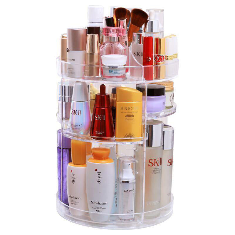 Organisateur De Maquillage Rotatif À 360 Degrés 1 Pièce