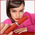 L'Oréal Paris Infaillible Matte Resistance أحمر شفاه مطفأ يدوم طويلاً ومرطب