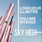 Maybelline New York Mascara Volume & Longueur Sky High Waterproof – Very Black