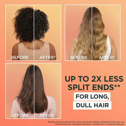 Garnier Fructis Longueurs & Glow Masque Soin Lamellaire Hair Food Ananas 3En1
