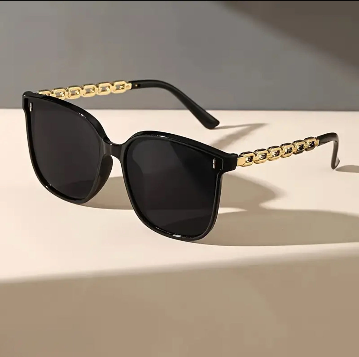 Lunettes Élégantes Avec Chaîne Pour Femmes - Chaînes Dorées