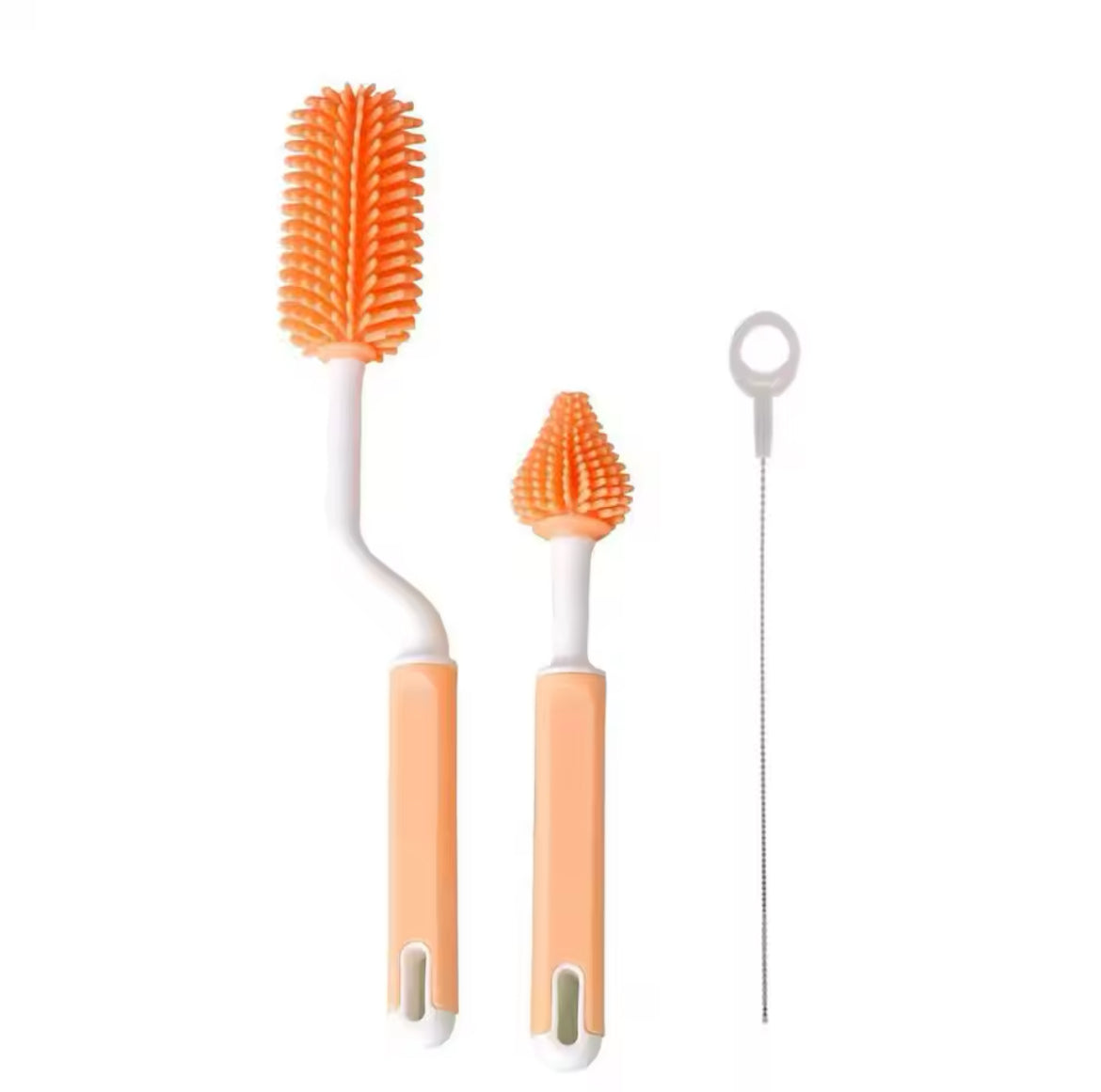 Ensemble De Brosses À Bouteille En Silicone Manche Long