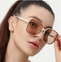 نظارات شمسية مربعة كبيرة الحجم
