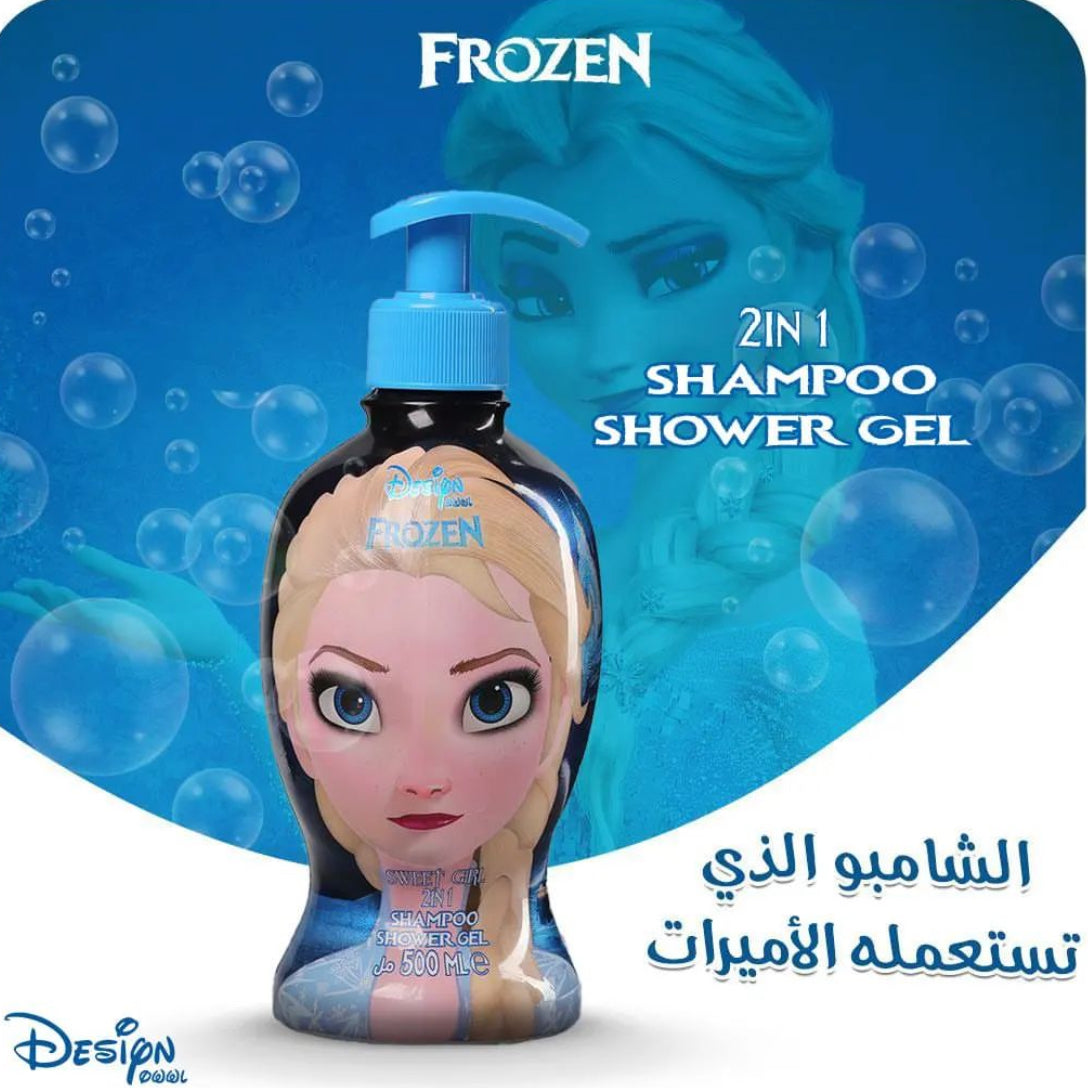 Floram Design Frozen Sweet Girl 2In1 Shampooing Gel Douche