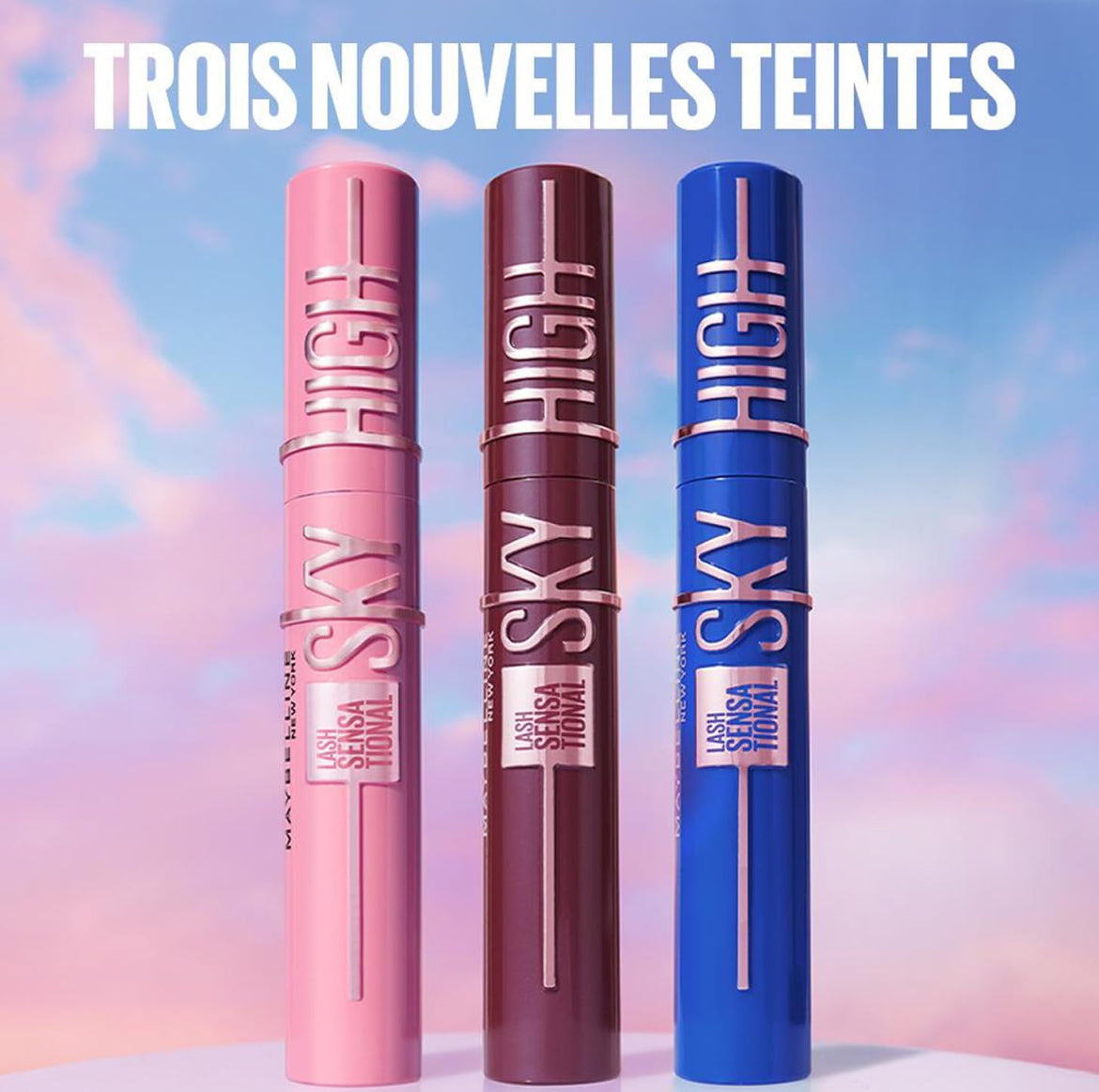 Maybelline New York Mascara Volume & Longueur Sky High - Burgundy Haze