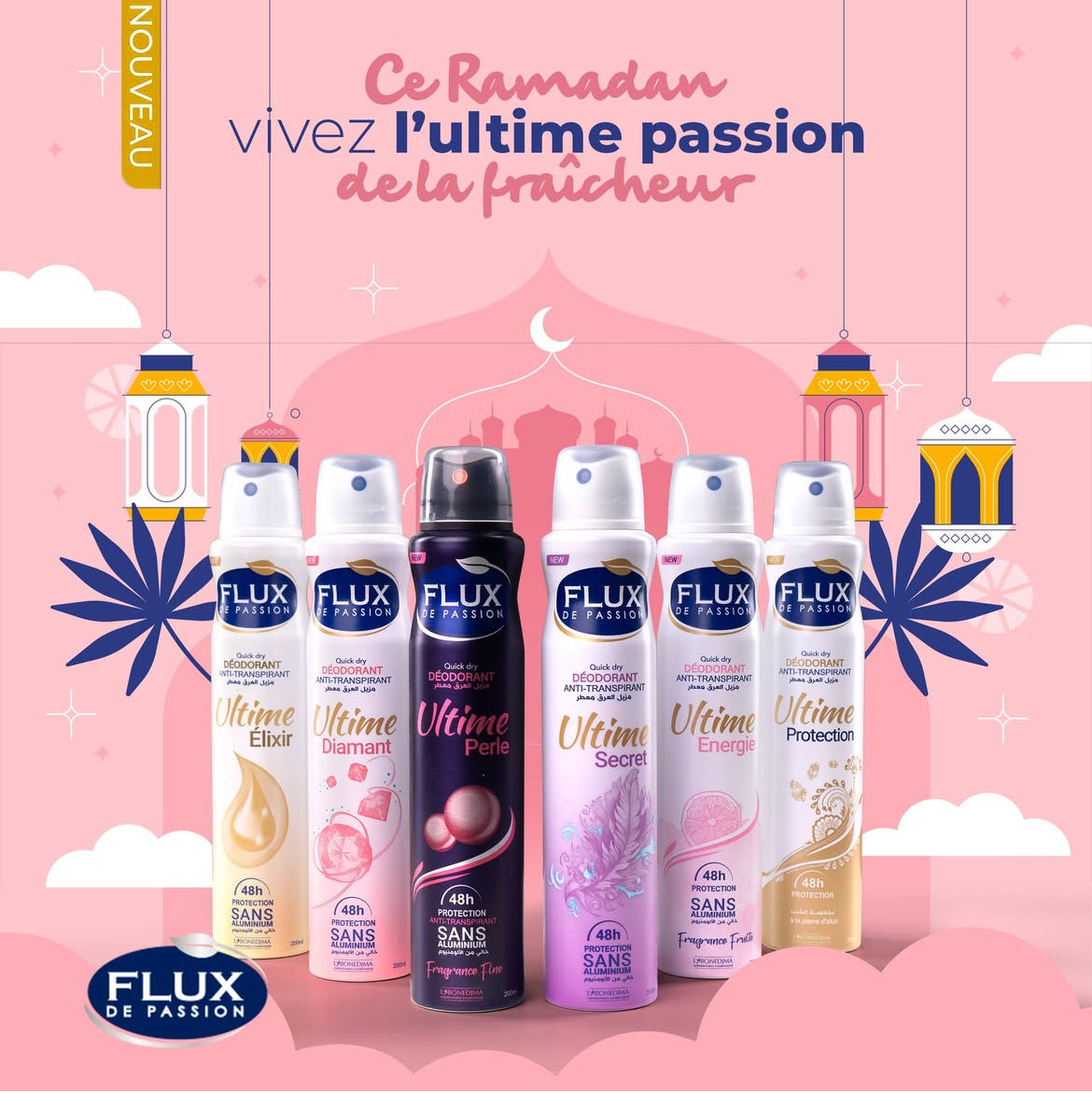 Flux De Passion Déodorant Ultime Protection Anti-Transpirant 48H Pritection