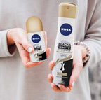 Nivea Déodorant Femme Black & White Invisible Silky Smooth ×5 Anti 72H Spray
