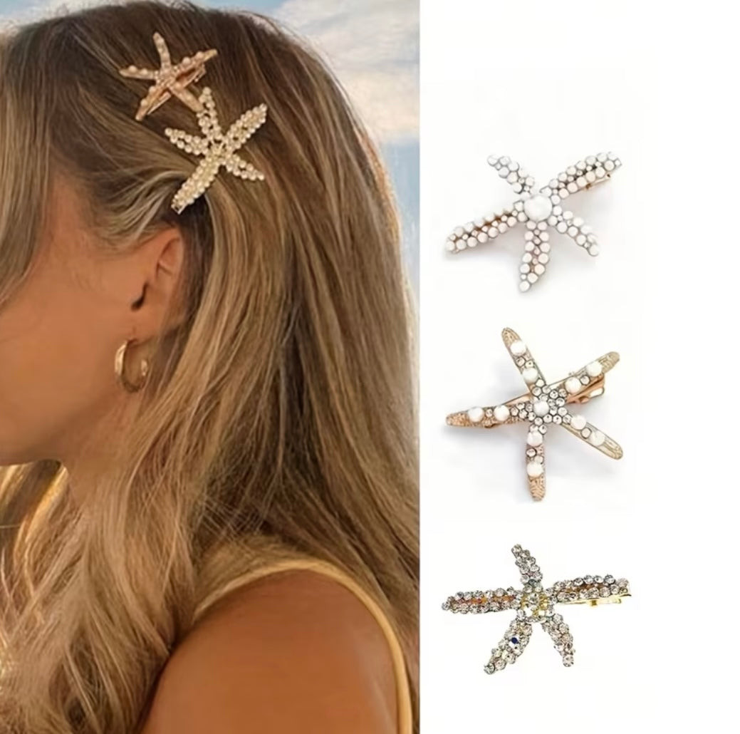 Barrette Étoile De Mer Élégante