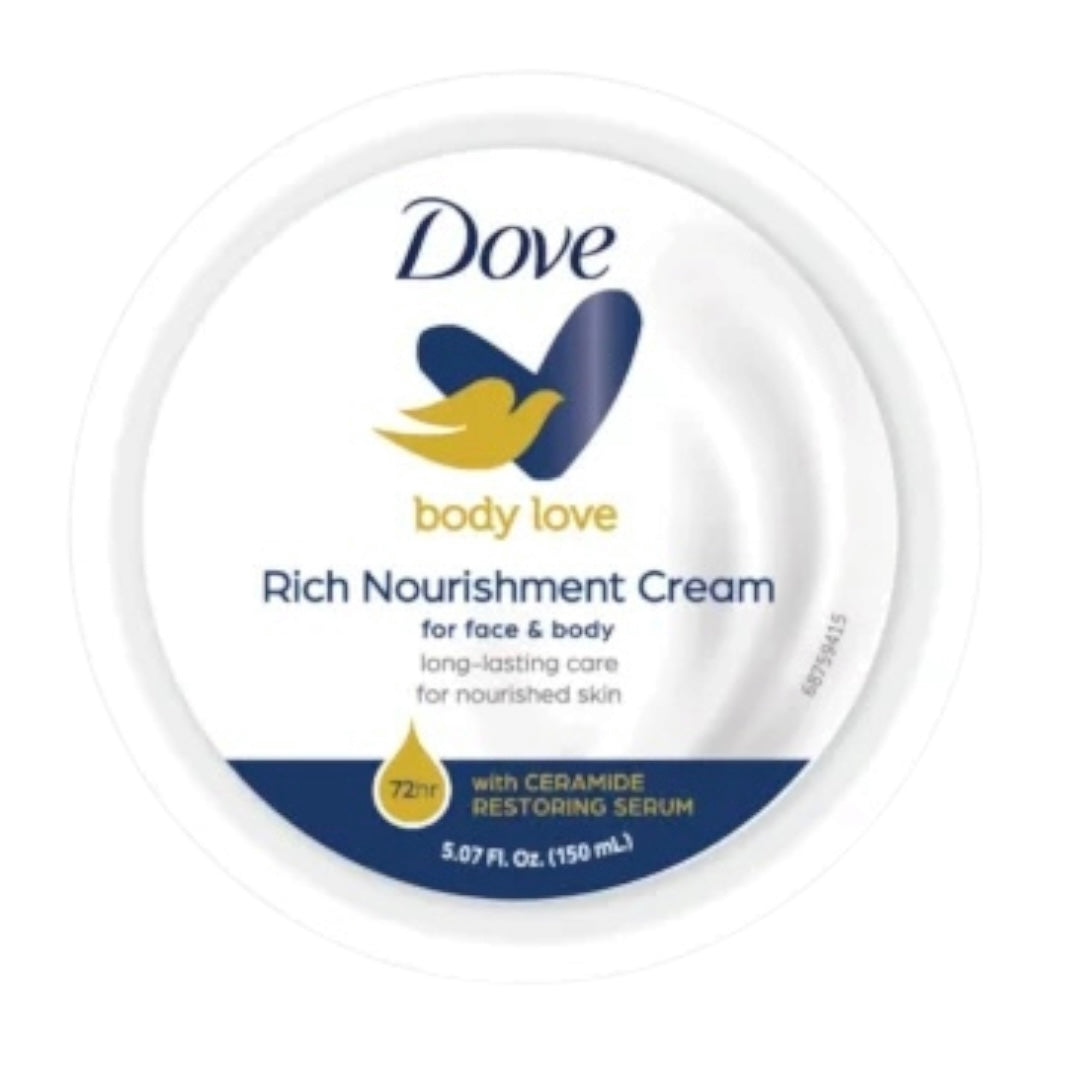 Dove Body Love Rich Nourishment Cream – Crème Nourrissante Visage & Corps