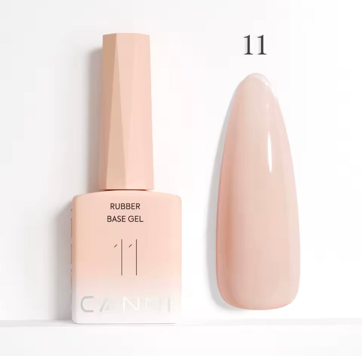 Canni Gel De Base En Caoutchouc Souple Tremper Gel Pour Ongles Renforcement Pour Manucure Naturelle