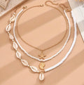 Collier Multicouches Coquillages & Étoile De Mer – Style Bohème Marin