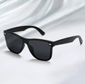 Lunettes De Soleil Noires Classiques Rétro Polyvalentes Pour Hommes Et Femmes