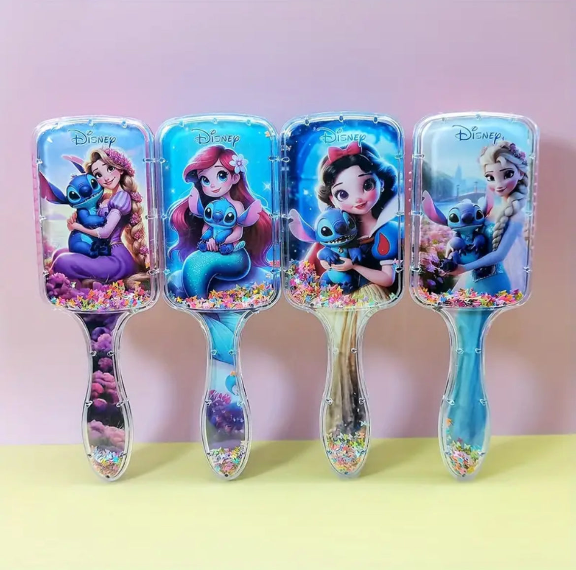 Peigne Brosse À Cheveux Carrée Disney Princesse Stitch