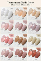 Canni Vernis À Ongles Gel Semi-Permanent Cc3 24 Couleurs Soak Off Color Uv & Led Gel Polish 9Ml