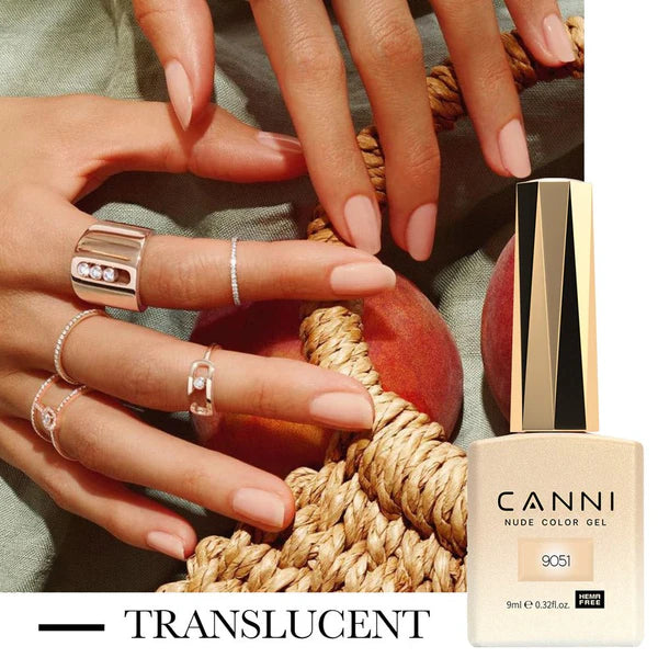 Canni Vernis À Ongles Gel Semi-Permanent Cc3 24 Couleurs Soak Off Color Uv & Led Gel Polish 9Ml