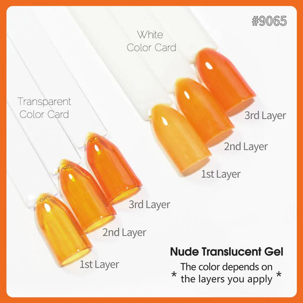 Canni Vernis À Ongles Gel Semi-Permanent Cc3 24 Couleurs Soak Off Color Uv & Led Gel Polish 9Ml