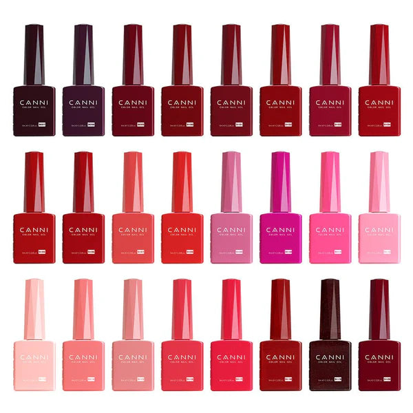 Canni Vernis À Ongles Gel Semi-Permanent Cc5 24 Couleurs Soak Off Color Uv & Led Gel Polish 9Ml