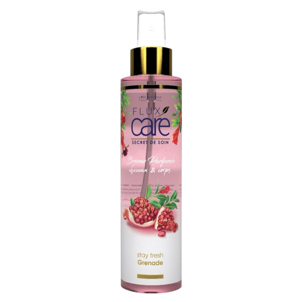 Flux Care Secret De Soin Brume Parfumée Cheveux Corps Stay Fresh Grenade