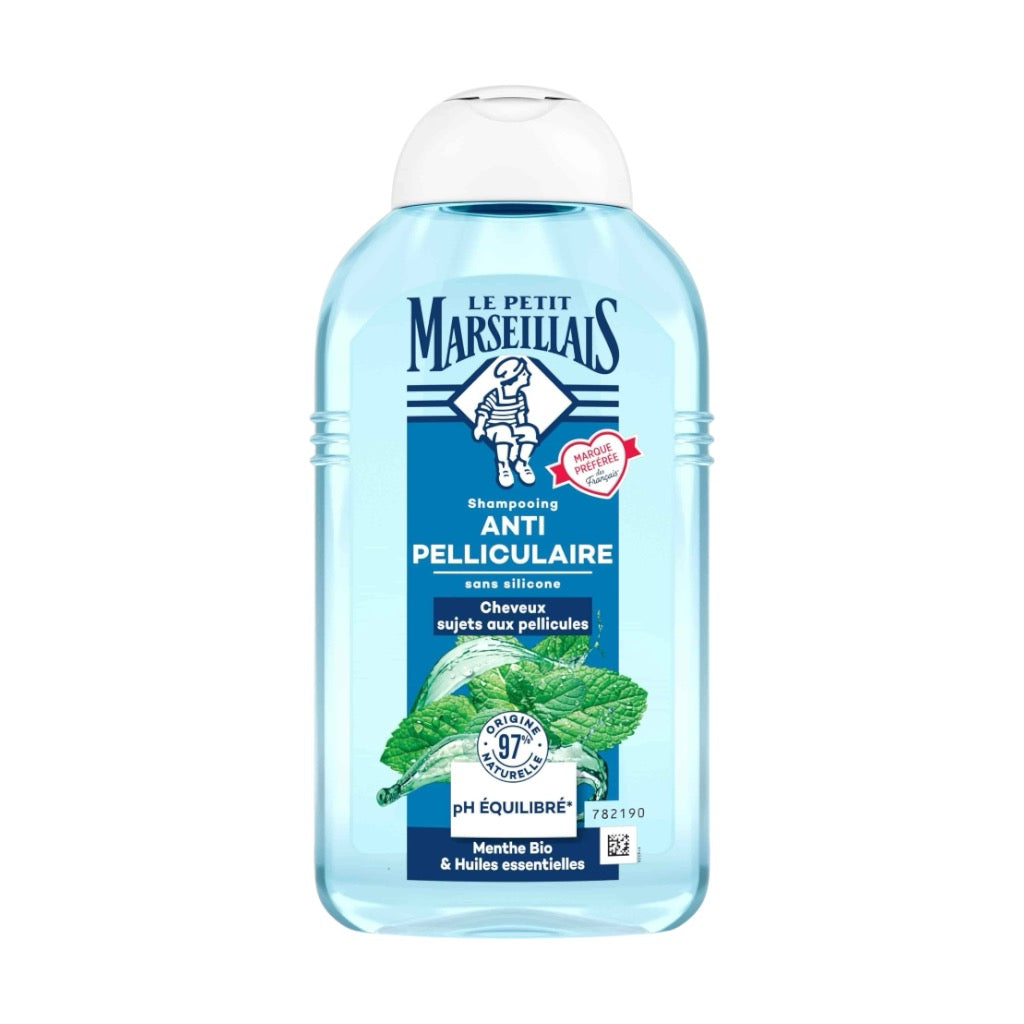 Shampooing Anti-Pelliculaire À La Menthe Bio Et Aux Huiles Essentielles