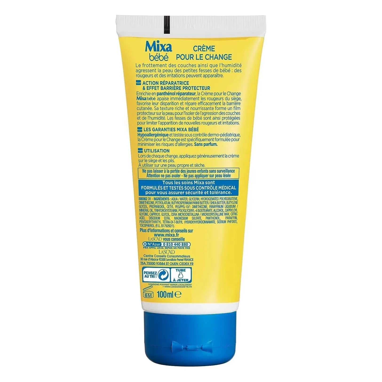 Mixa Bébé Crème Pour Change Glycerine + Panthenol Réparateur