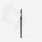 Foret À Ongles Diamanté, Pointu « Flamme », Bleu, Diamètre Tête 2.1 Mm, Partie Active 8 Mm