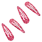 Ensemble De Pinces À Cheveux Léopard Vintage Pour Femmes, Barrettes Mignonnes En Alliage Esthétique Y2K