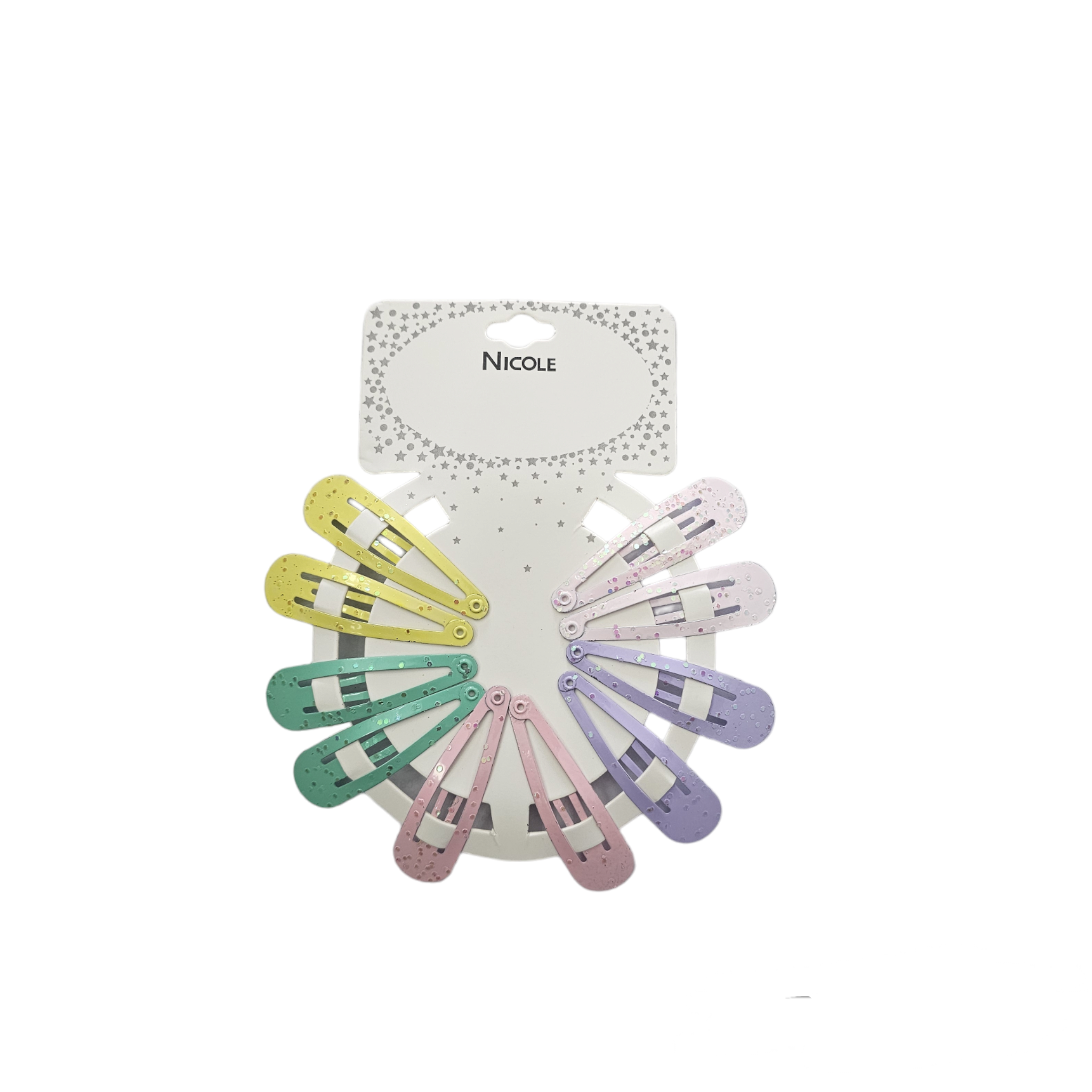 Glitter Basic Hair Clips Barrettes Pour Femmes Filles Décorations Décontractées Scolaires De Fête 10Pcs