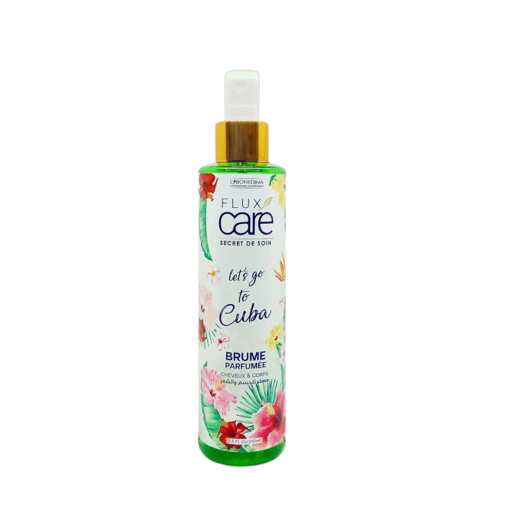 رذاذ معطر للشعر والجسم من مجموعة Flux Care Secret De Soins Let'S Go To Cuba