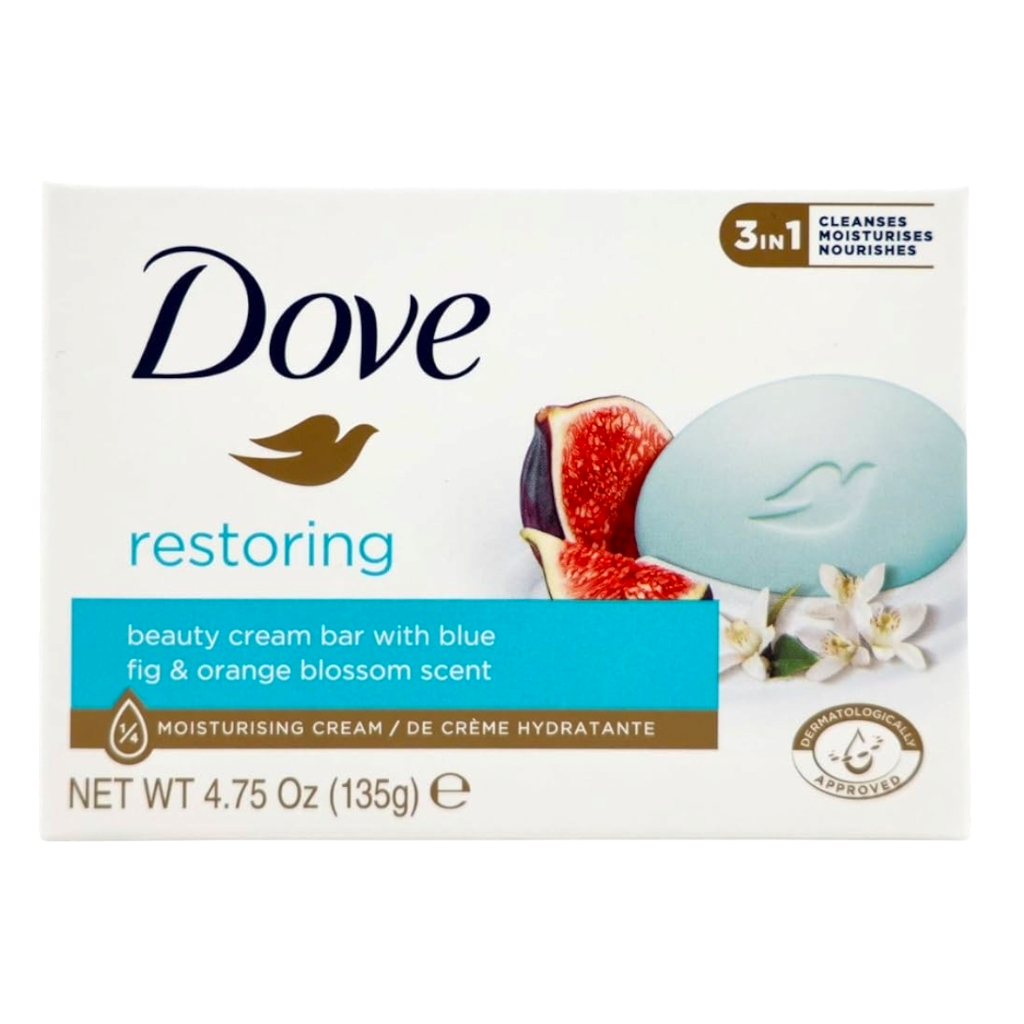 Dove Savon Restoring 3In1 Cleanses Moisturises Nourishes 1/4 Moisturising Cream De Créme Hydratante