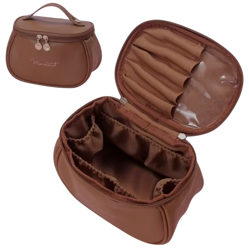 Trousse De Maquillage En Pu Pour Femme Trousse De Toilette