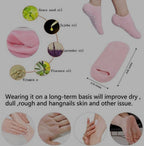 Chaussettes De Gel De Spa En Silicone Soin Des Pieds Hydratant