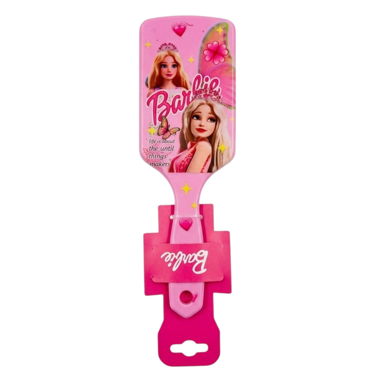 Brosse à Cheveux Barbie avec Miroir Rose